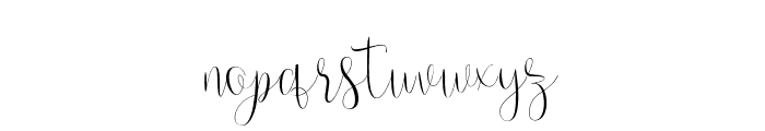 BeautifulSmooth Font LOWERCASE