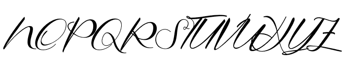 Beautifulrain Font UPPERCASE