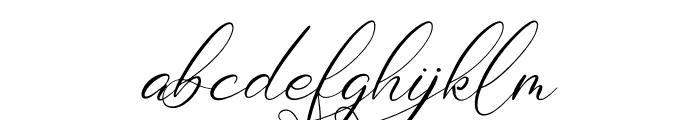 Beautifuly Delight Font LOWERCASE