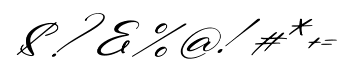 Beautilina Premium Italic Font OTHER CHARS