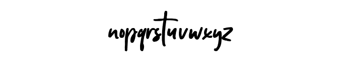 Beautinus Font LOWERCASE