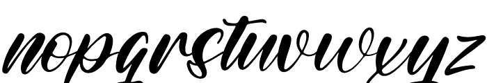 Beauttya Italic Font LOWERCASE