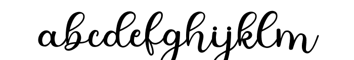 Beauty Alesha Script Font LOWERCASE
