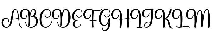 Beauty Angela Font UPPERCASE