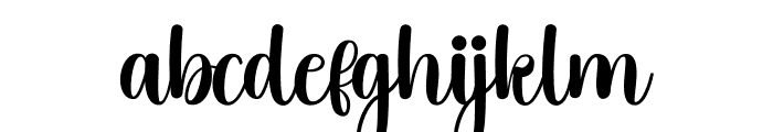 Beauty Angelica Font LOWERCASE