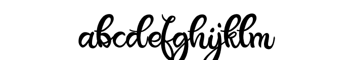 Beauty Angelin-Regular Font LOWERCASE