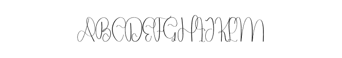 Beauty Angelina Font UPPERCASE