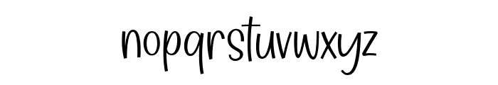 Beauty Chubby Font LOWERCASE