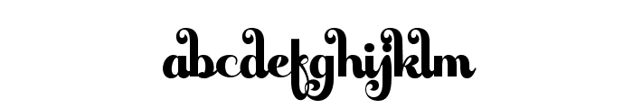 Beauty Evershine Regular Font LOWERCASE