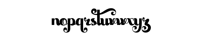 Beauty Evershine Regular Font LOWERCASE
