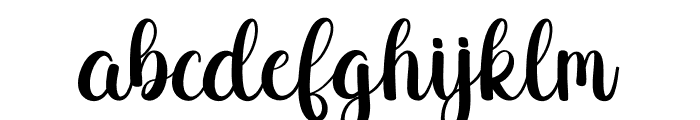 Beauty Familly Font LOWERCASE