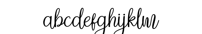 Beauty Flower Font LOWERCASE