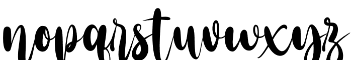 Beauty Flowlysta Font LOWERCASE