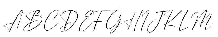Beauty Handwriting Regular Font UPPERCASE