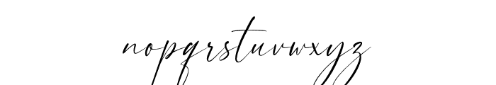 Beauty Handwriting Regular Font LOWERCASE