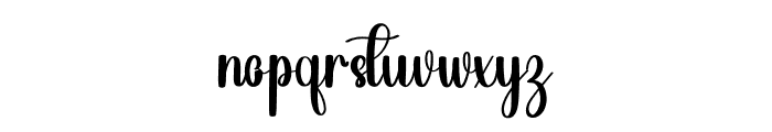 Beauty Handwriting Font LOWERCASE