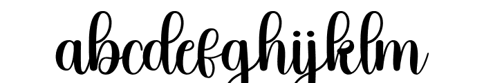 Beauty Handwritting Font LOWERCASE