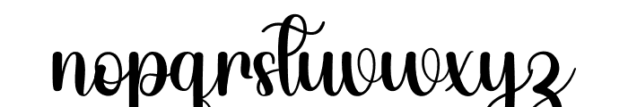 Beauty Handwritting Font LOWERCASE