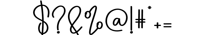 Beauty Hearth Font OTHER CHARS