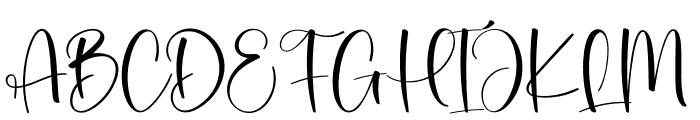 Beauty Highland Font UPPERCASE