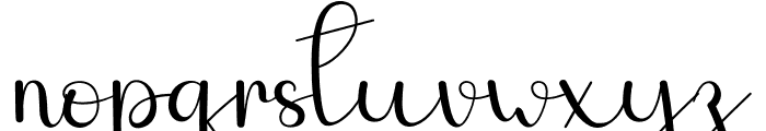 Beauty Jingle Font LOWERCASE