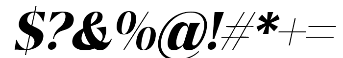 Beauty Modelina Bold Italic Font OTHER CHARS