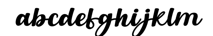 Beauty Mother Italic Regular Font LOWERCASE