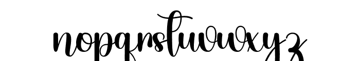 Beauty Night Font LOWERCASE