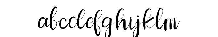 Beauty Of Mommy Font LOWERCASE