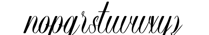 Beauty Parade Font LOWERCASE