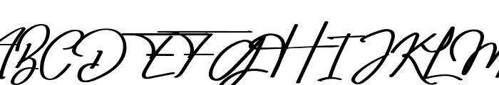 Beauty Silent Signature Regular Font UPPERCASE
