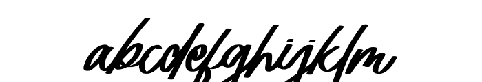 Beauty Silent Signature Regular Font LOWERCASE