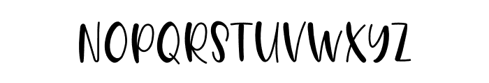 Beauty Smile Font LOWERCASE
