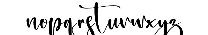 Beauty Victoria Font LOWERCASE