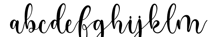 Beauty script font Font LOWERCASE