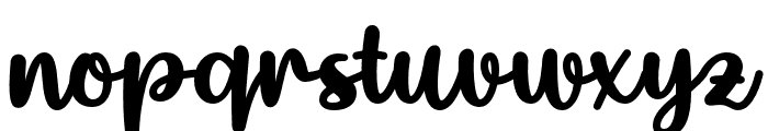 BeautyAdesha-Regular Font LOWERCASE