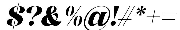 BeautyBalichot-Italic Font OTHER CHARS
