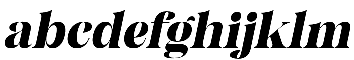 BeautyBalichot-Italic Font LOWERCASE
