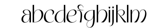 BeautyGarden-Regular Font LOWERCASE