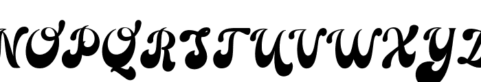 BeautyRetro-Regular Font UPPERCASE