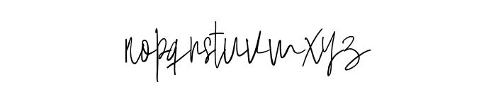 BeautyRoutine Font LOWERCASE