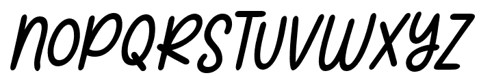 BeautyThalita-BoldItalic Font LOWERCASE