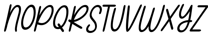 BeautyThalita-Italic Font UPPERCASE