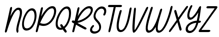 BeautyThalita-Italic Font LOWERCASE