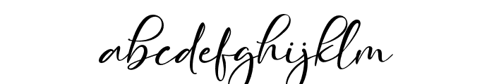 BeautyTouch-Regular Font LOWERCASE