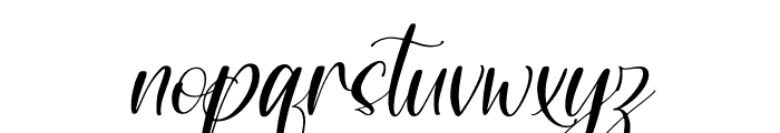 Beautyca California Italic Font LOWERCASE