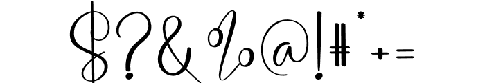 Beautyful Signature Font OTHER CHARS