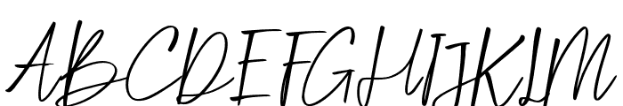 Beautyle-Italic Font UPPERCASE