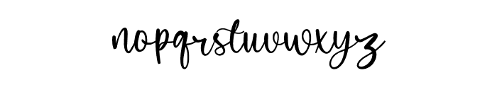 Beautymind Font LOWERCASE
