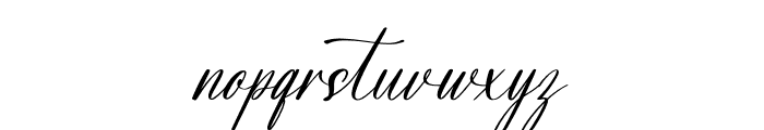 Beautyna Amberosa Font LOWERCASE